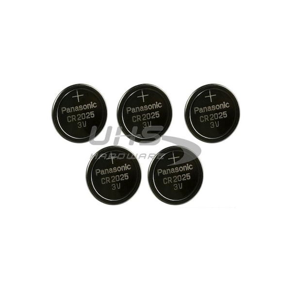 Panasonic CR2025 3V Lithium Battery PK5 Pan-CR2025 - main